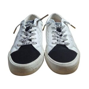 Vintage Havana Est 1954 Gadol White Black Star Leather Sneakers Women Size 8